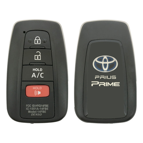 Toyota Prius Prime 4 Button Smart Key HYQ14FBE 89904-47460 (0410) Hybrid Models 181378 Proximity Keys