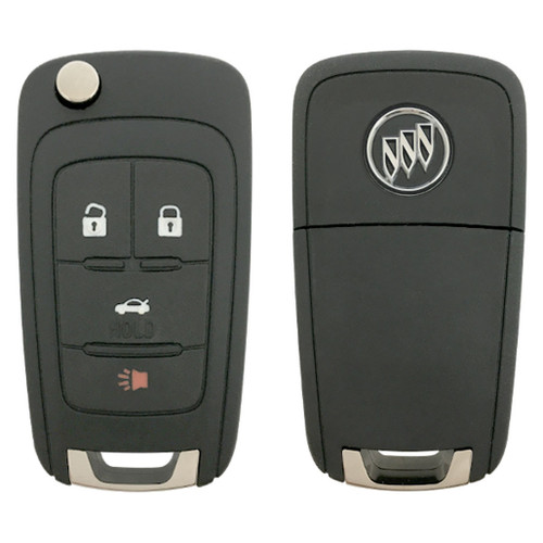 Buick 4 Button Remote Flip Key V2T-01060512 13504205 13500227 (Non-PEPS) - Refurbished A 182230 Keys & Remotes