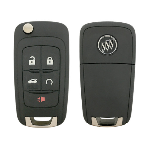 Buick 5 Button Remote Flip Key 13504204 13500226 OHT01060512 (Non-PEPS) - Refurbished A 182244 Keys & Remotes