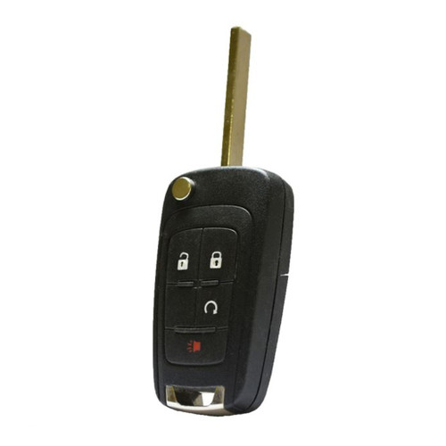 Chevrolet 4 Button Flip Key with Remote Start OHT01060512 20873620 20873622 (Non-PEPS) - Refurbished A 182241 Refurbished