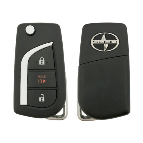 Toyota Scion TC 3 Button Remote Flip Key MOZB95TH 89070-21150 - Refurbished A 182398 Remote Head Keys