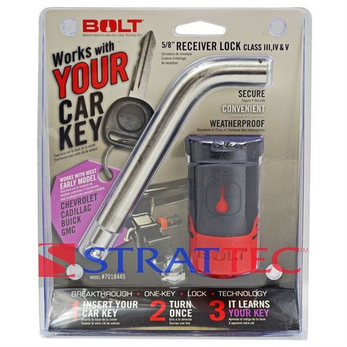 STRATTEC BOLT 5/8" Receiver Lock for GM, 7018445