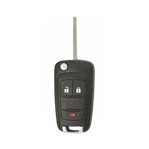 GMC 3 Button Remote Flip Key OHT01060512 20873623 (Non-PEPS) - Refurbished B 182221 Remote Head Keys