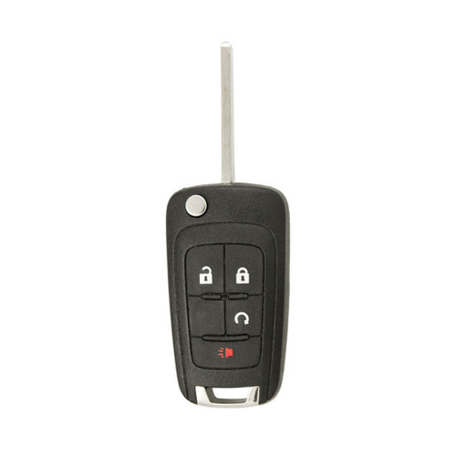 Chevrolet 4 Button Flip Key with Remote Start OHT01060512 20873620 20873622 (Non-PEPS) - Refurbished B 182242 Remote Head Keys