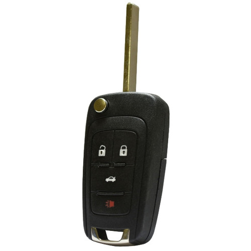 GM 4 Button Remote Head Key HU100 OHT-01060512, V2T-01060512 1304200, 13500227, 13501913, 13504205, 13504258, 13576139, 13576144, 13579216, 5912543, 5912547, 5912555 - Refurbished, Recase Remote Head Keys