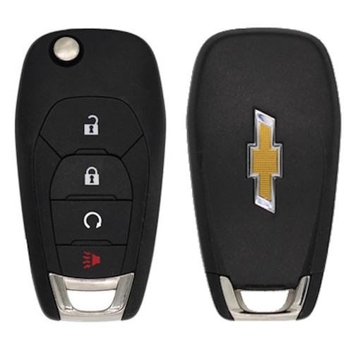 Chevrolet 4 Button Remote Flip Key LXP-T004, 13522770, 433 MHz - Refurbished, Grade A