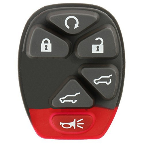 GM 6 Button Replacement Button Pad OUC60221, OUC60270, 22756462 - Aftermarket