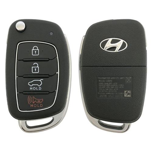 Hyundai Tucson Remote Flip Key TQ8-RKE-4F25 (TL 4BT) 95430-D3010 - Refurbished A 182263 Shop Automotive