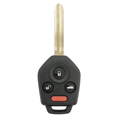 Subaru 4 Button Remote Head Key CWTB1G077 / 57497-FL00A / B110 / H Chip - Black Pod - Refurbished, Recase 182379