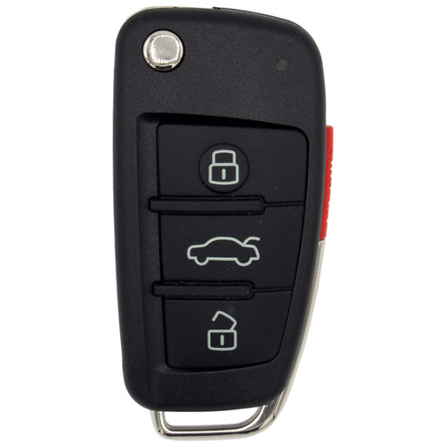 Audi 4 Button Remote Flip Key NBG009272T 8P0-837-220E - Refurbished A 182443