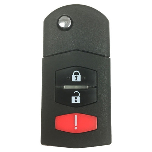 Mazda 3 Button Remote Head Key KPU41788 FE04-67-5RYB, GP7A-67-5RYB - Refurbished, Recase Remote Head Keys