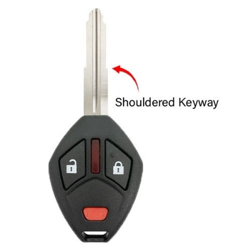 Mitsubishi 3 Button Remote Head Key OUCG8D-620M-A 6370A364 - Refurbished, Recase Shop Automotive