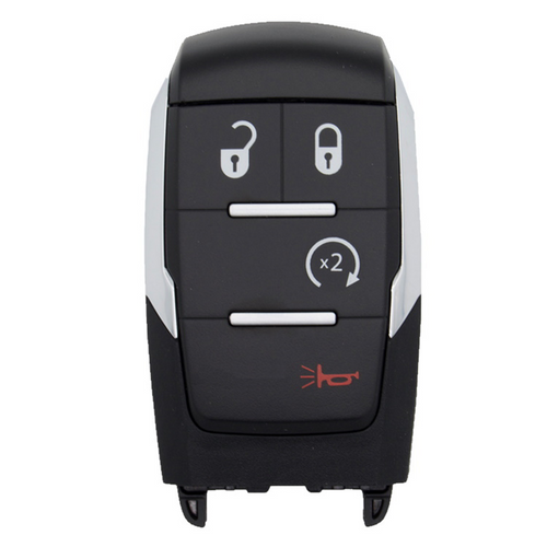 Dodge RAM 4 Button Smart Key Shell Replacement Case GQ4-76T, 68365327AB - Aftermarket