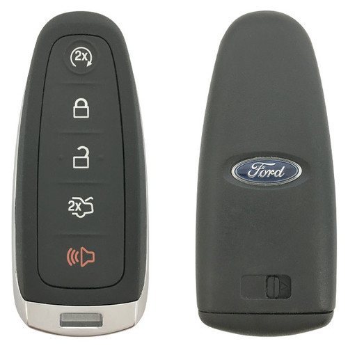 Strattec STRATTEC Ford Logo (5921286) 164-R8092 5-Button Smart Key with Hi-Security Blade for Ford (315 MHZ) Shop Automotive