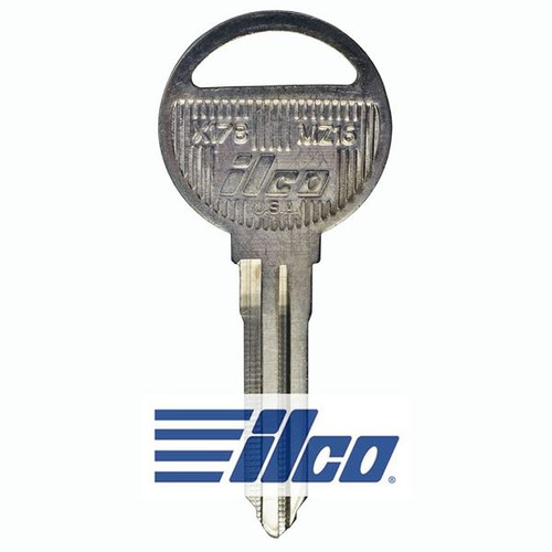 ilco ILCO - AF01179002 MZ16 Mechanical Key, Pack of 10 Automotive Keys