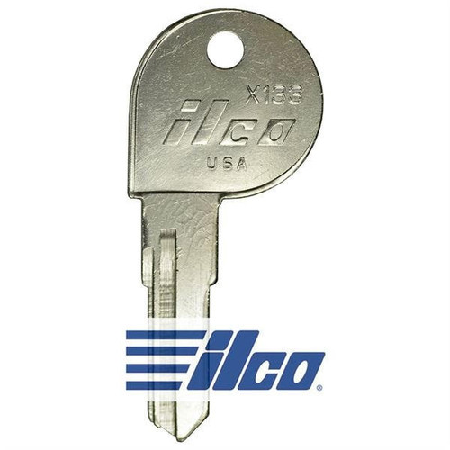 ilco ILCO AA00016672 X133 Motorcycle Mechanical Key, Pack of 10 Automotive Keys