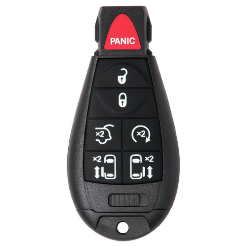 Keyless2Go KEYLESS2GO Chrysler Dodge 7-Button Smart Key, IYZ-C01C 05026590AI 433 MHz, Premium Aftermarket Our Brands