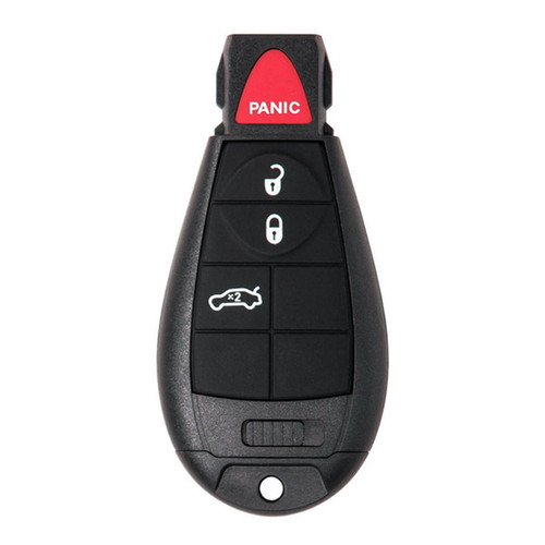 Keyless2Go Chrysler Dodge 4 Button Remote Key Replacement IYZ-C01C 05026886 AK - With Durashell Technology, Premium Aftermarket