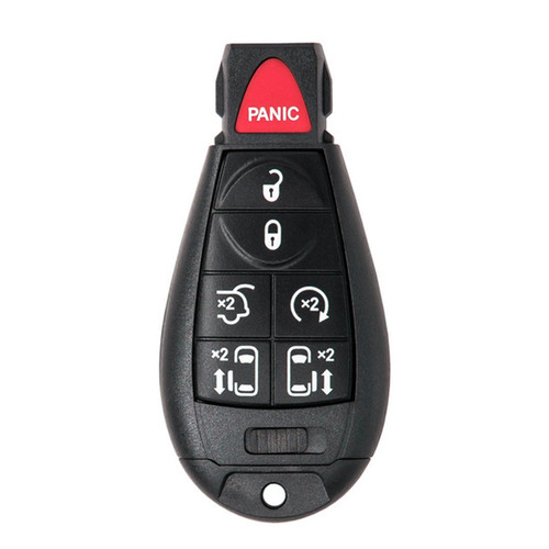 Keyless2Go Chrysler Dodge Volkswagen 7 Button Remote Key Replacement IYZ-C01C 56046708 AG - With Durashell Technology, Premium Aftermarket