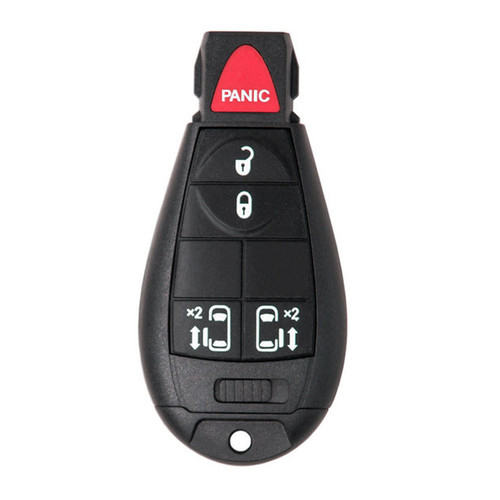 Keyless2Go Chrysler Dodge Volkswagen 5 Button Remote Key Replacement IYZ-C01C 56046713 AG - With Durashell Technology, Premium Aftermarket, CDJ-KH5-002-NFB-MK0-001