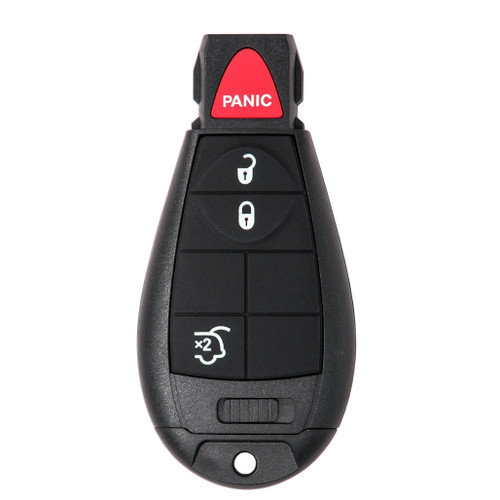 Keyless2Go Jeep 4 Button Remote Key Replacement IYZ-C01C 68066848 AF - With Durashell Technology, Premium Aftermarket, CDJ-KH4-006-NFB-MK0-001