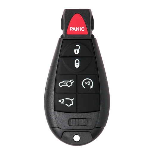 Keyless2Go Jeep 6 Button Remote Key Replacement IYZ-C01C 68066842 AF - With Durashell Technology, Premium Aftermarket Our Automotive Brands