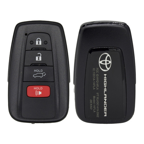 Toyota 4-Button Proximity Key HYQ14FLA 8990H-0E370 315 MHz, New OEM