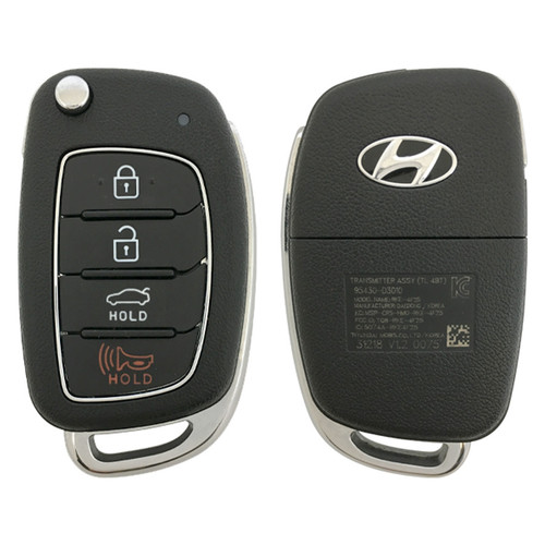 Hyundai 4 Button Remote Head Key OKA-NO38 - Refurbished, Grade A