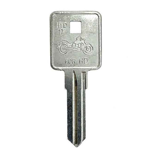 JMA HYD17 Harley Davidson Motorcycle Mechanical Key - 10 PACK