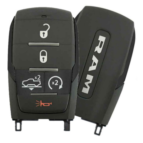 RAM 5-Button Smart Key OHT-4882056 68575611AA 433 MHz, New OEM Proximity Keys