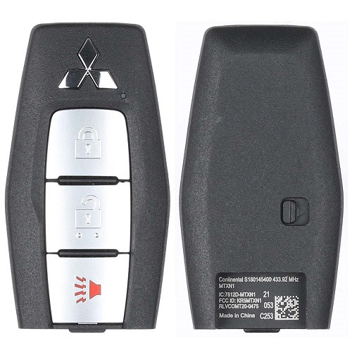 Mitsubishi 3-Button Smart Key KR5MTXN1 8637C253 434 MHz, New OEM