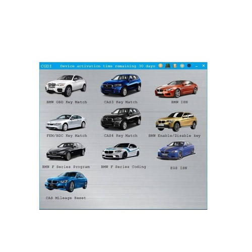 CGDI - BMW F SERIES CODING AUTHORIZATION FOR PROG BMW MSV80 KEY PROGRAMMER