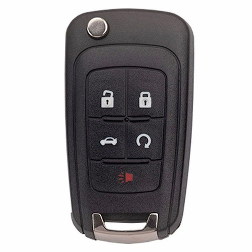 Chevrolet 5 Button Proximity Remote Flip Key P409MK74946931, OHT05918179, 13531360, 315 MHz - New, OEM