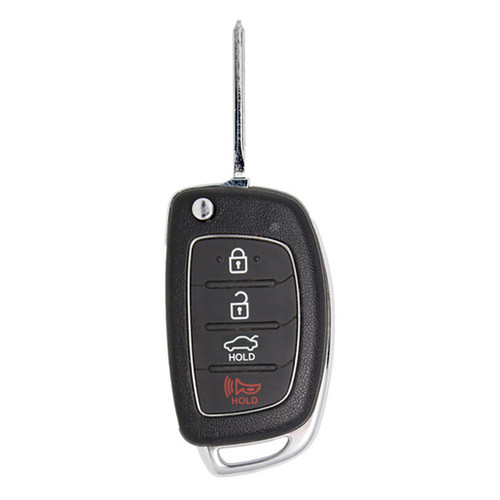 Keyless2Go Hyundai 4 Button Remote Flip Key TQ8-RKE-4F16, 95430-C1010, 433 MHz - Premium Aftermarket