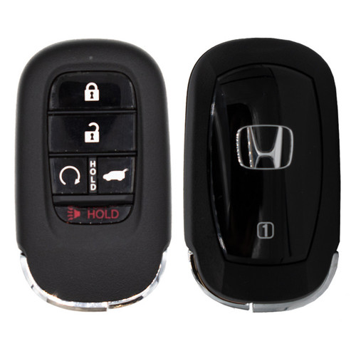 Honda 5 Button Driver 1 & 2 Proximity Smart Keys KR5TP-4, 72147-3A0-A01, 72147-3A0-A11, 433 MHz (2 PACK) - Refurbished, Grade A