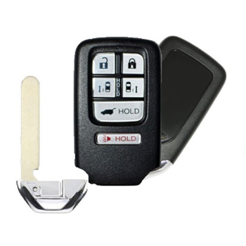 Honda 6 Button No Memory Smart Key KR5V1X, 72147-TK8-A51, 315 MHz - Aftermarket