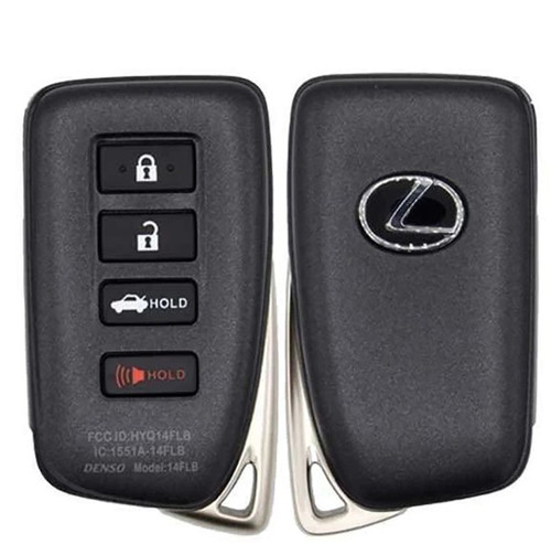 Lexus 4 Button Smart Key HYQ14FLB, 89904-53E71, 315 MHz - Refurbished, Grade A