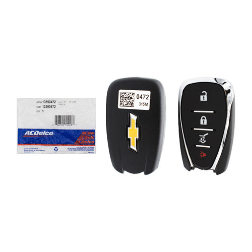 Chevrolet 4 Button Proximity Smart Key 315MHz  HYQ4AA 13590472, OEM NEW
