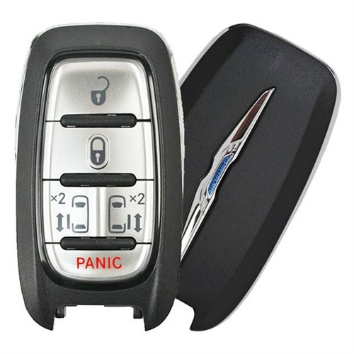 Chrysler 5-Button Smart Key M3N-97395900 68241531AC 433 MHz, Refurbished Recase