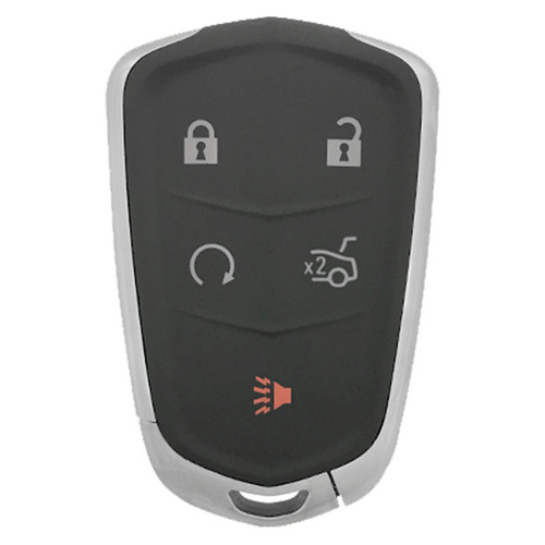 Cadillac 5 Button Smart Key HYQ2EB, 13598538, 433 MHz - Refurbished, Recase