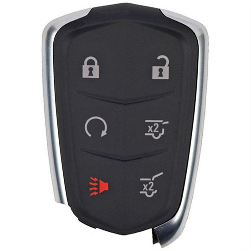 Cadillac 6 Button Smart Key HYQ2EB, 13598512, 433 MHz - Refurbished, Recase