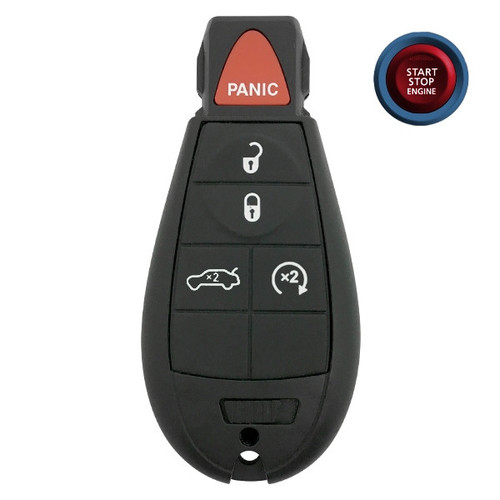 Chrysler Dodge 5-Button Smart Key IYZ-C01C 05026566AN 433 MHz, Refurbished Recase