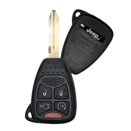 Jeep 5 Button Remote Head Key OHT692714AA, 68001710AA, 315 MHz - New, OEM