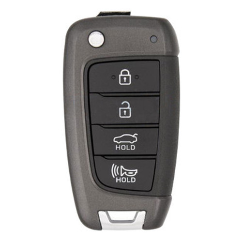 Hyundai 4 Button Remote Flip Key NYOMBEC4TX2004, 95430-AA100, 433 MHz - New, OEM