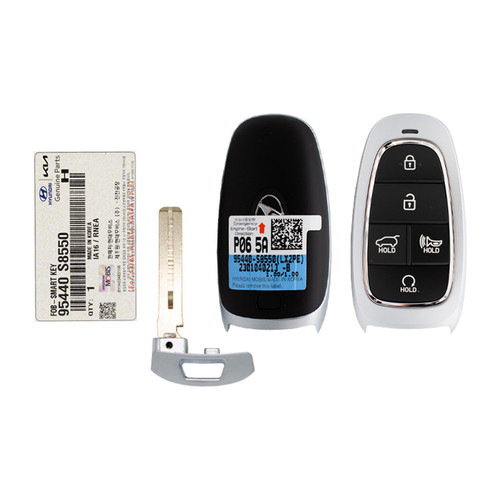 Hyundai 5 Button Proximity Smart Key TQ8-FOB-4F27, 95440-S8550, 433 MHz - New, OEM Hyundai 5 Button Proximity Smart Key TQ8-FOB-4F27, 95440-S8550, 433 MHz - New, OEM