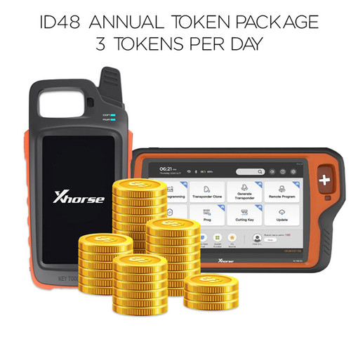 Xhorse 3 Tokens Each Day for One Year for Key Tool MAX/Key Tool Plus 96bit ID48 Clone