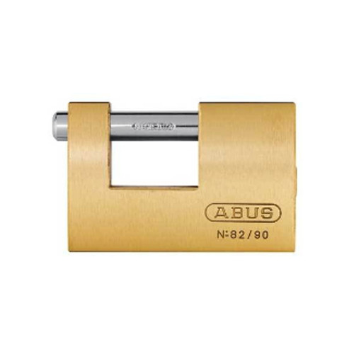 ABUS - 82/90 - SOLID BRASS MONOBLOCK PADLOCK - 3-35/64"