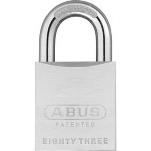 ABUS - 83/50-3000 - CHROME PLATED BRASS PADLOCK - S2 - SCHLAGE C-L - 5/6 PIN - REKEYABLE - 1-57/64" WIDTH