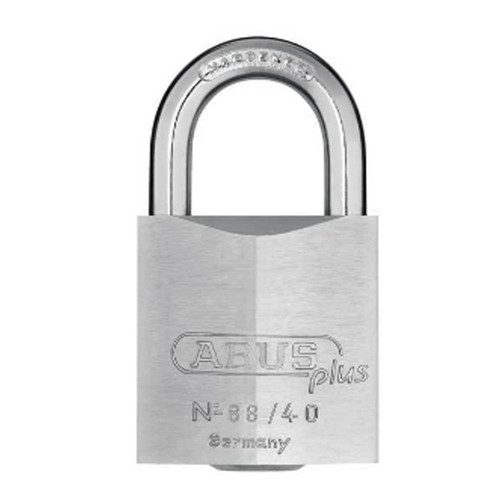 ABUS - 88/40 B - CHROME PLATED BRASS PADLOCK - 1-37/64" WIDTH
