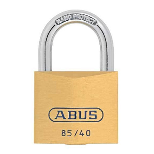 ABUS - 85/40 B - PREMIUM SOLID BRASS PADLOCK - 1-37/64" WIDTH